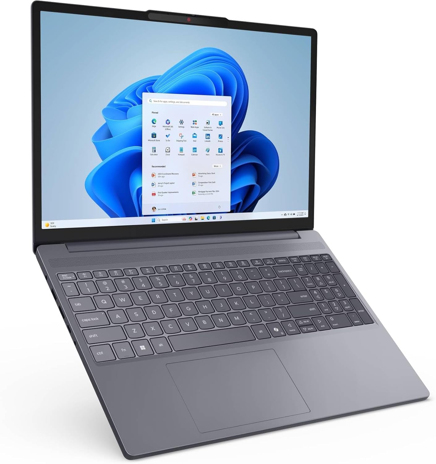 Notebook Lenovo IdeaPad Slim 3 15IRH10 Intel Core i5-13420H 8GB 256GB SSD Windows 11 15.3" - 83NS0003BR Luna Grey - Imagem 4