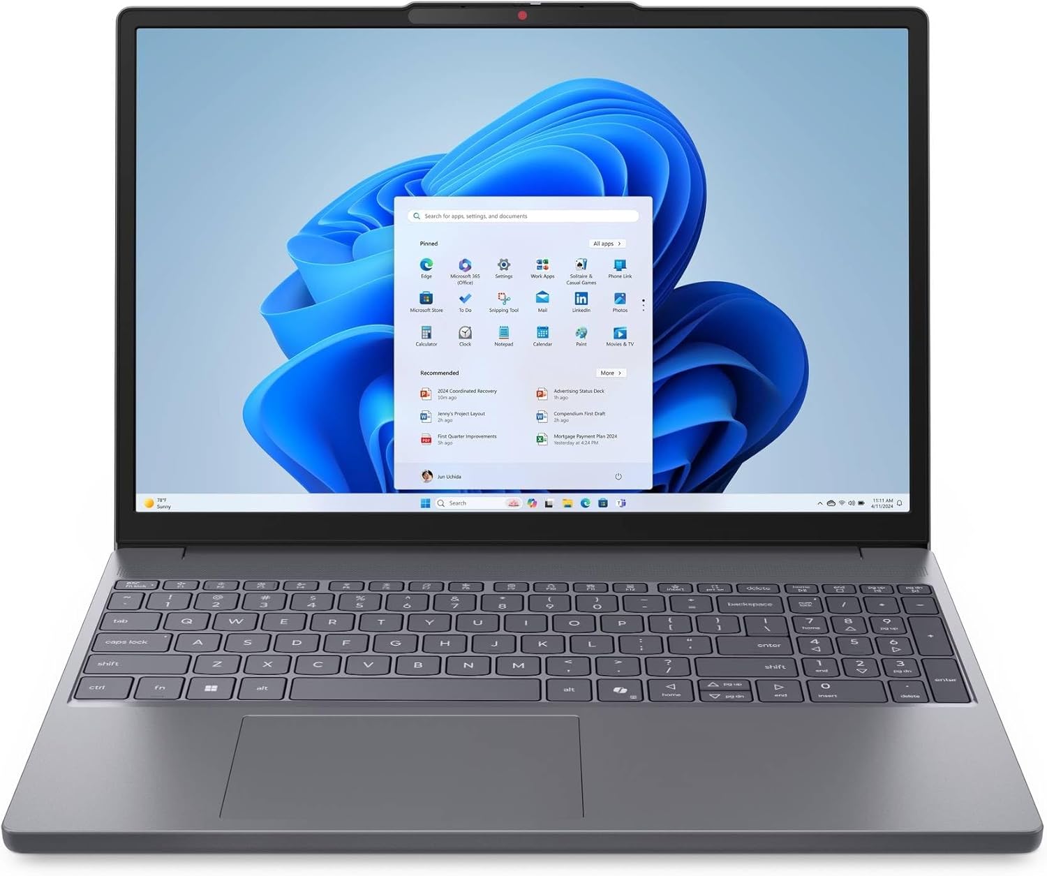Notebook Lenovo IdeaPad Slim 3 15IRH10 Intel Core i5-13420H 8GB 512GB SSD Windows 11 15.3" - 83NS0002BR Luna Grey