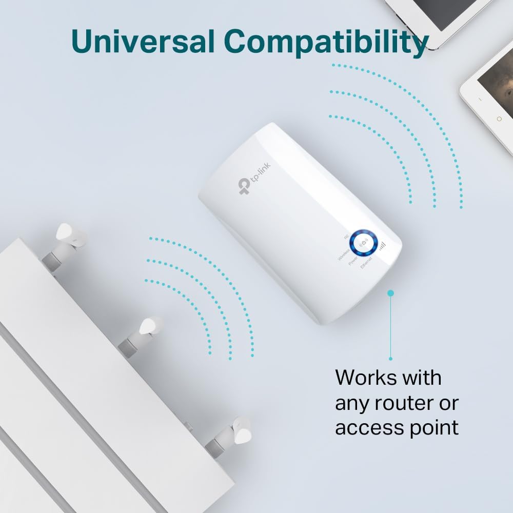 Repetidor Tp-Link Wireless Tl-Wa850Re 300Mbps Com Botao Wps Tpn0108, TP Link, Repetidores - Imagem 5
