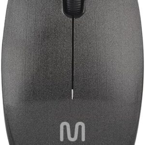 Mouse sem Fio Multi USB com 3 Botões e Design Ergonômico – Preto MO251