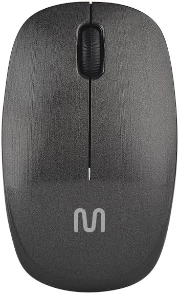 Mouse sem Fio Multi USB com 3 Botões e Design Ergonômico – Preto MO251