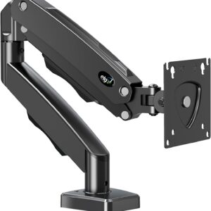 ELG, F80N, Suporte Articulado de Mesa, Pistão a Gás, Design Compacto e Retrátil, Ergonômico, Monitores 17'' a 35'', 2kg a 9kg, Preto