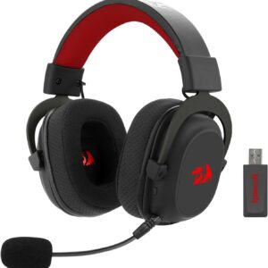 Headset Gamer Redragon Zeus Pro Preto Sem Fio 7.1 H510-PRO
