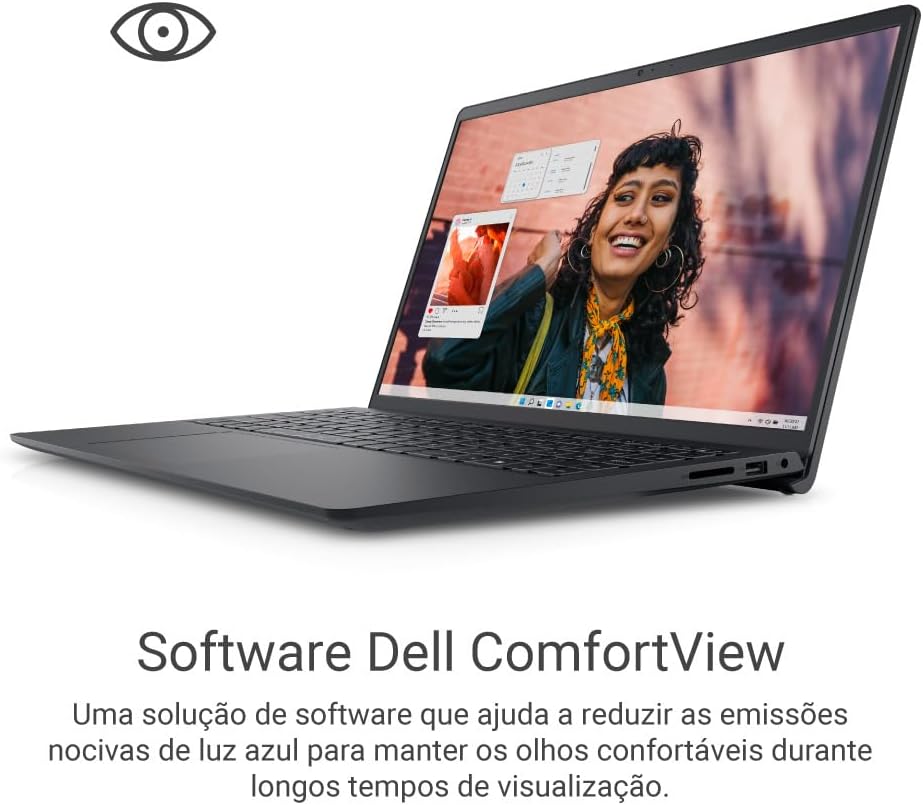 Notebook Dell Inspiron I15-I1300-A30P 15.6" Full HD 13ª Gen Intel Core i5 8GB 512GB SSD Win 11 Preto Carbono - Imagem 6