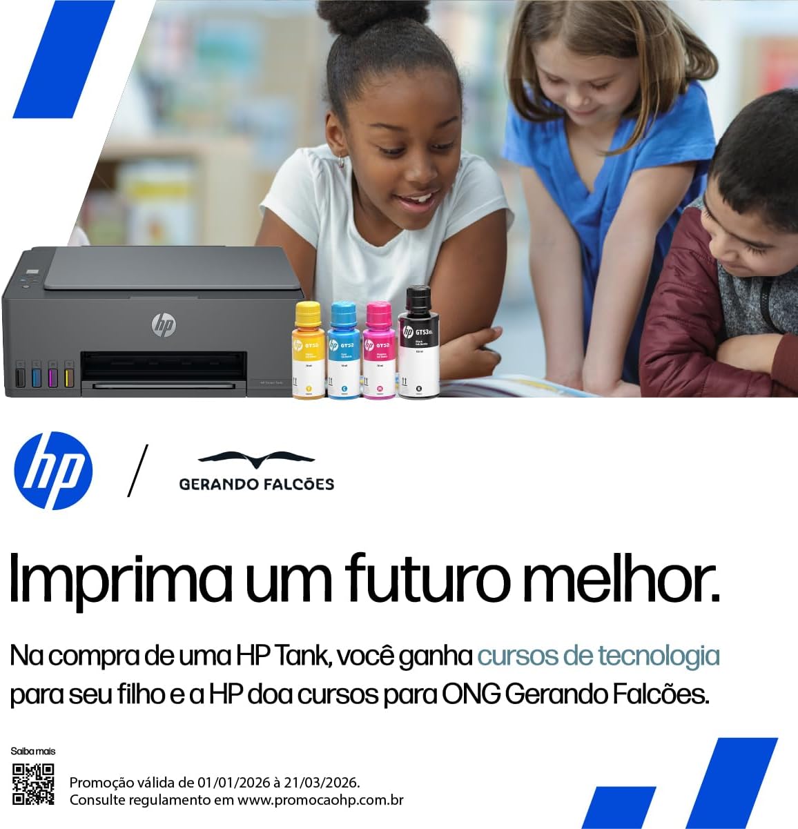Impressora Multifuncional HP Smart Tank 581 Tanque de Tinta Colorida Wi-Fi, USB - Alta Economia -Copiadora e Scanner (4A8D5A) - Imagem 2