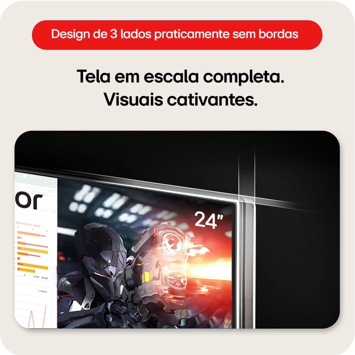 Monitor PC Gamer LG 24MS500 24” IPS 100Hz Full HD HDMI 2x - Imagem 6