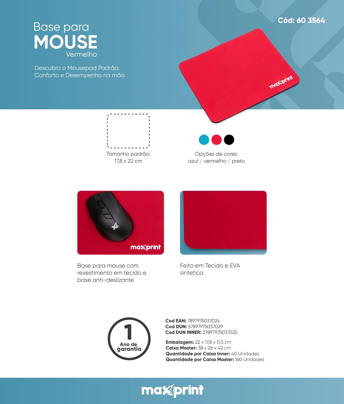Base para Mouse, Maxprint - Imagem 3