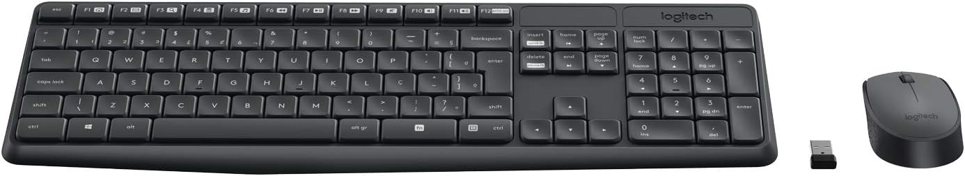 Combo Teclado e Mouse sem fio Logitech MK235 com Conexão USB, Pilhas Inclusas e Layout ABNT2 - Imagem 9