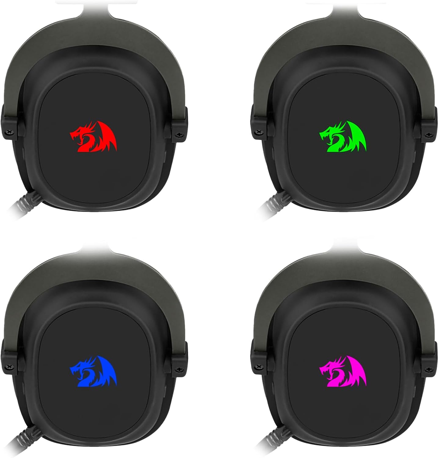 Headset Gamer Redragon Zeus Pro Preto Sem Fio 7.1 H510-PRO - Imagem 8