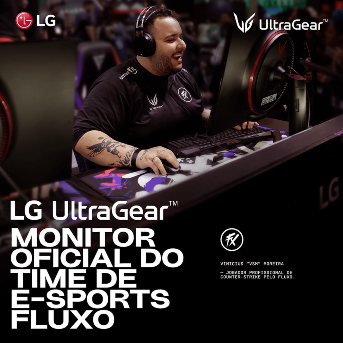 Monitor Gamer LG UltraGear 24” 24GS60F-B IPS Full HD 180Hz 1ms (GtG) NVIDIA® G-SYNC® AMD FreeSync™ HDR10 sRGB 99% HDMI DisplayPort - Imagem 3
