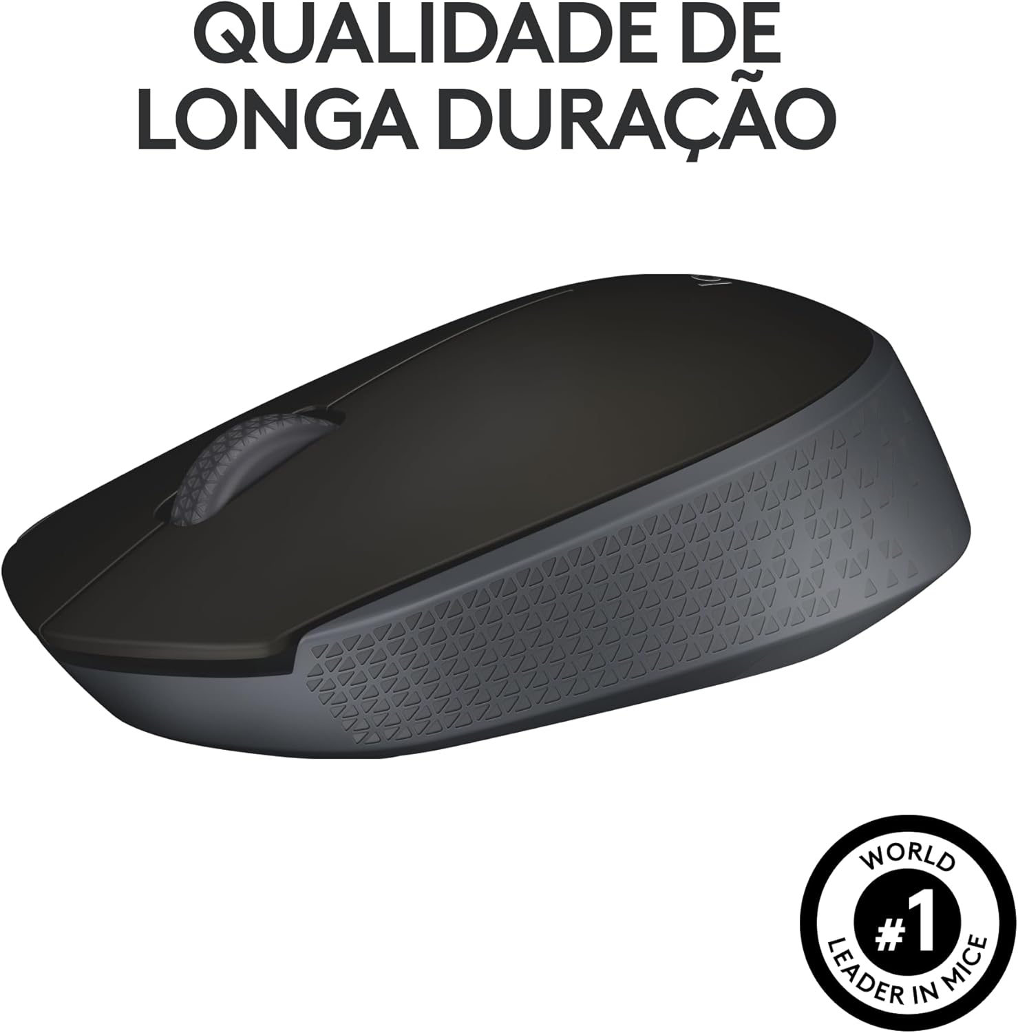 Mouse sem fio Logitech M170 com Design Ambidestro Compacto, Conexão USB e Pilha Inclusa - Preto - Imagem 5