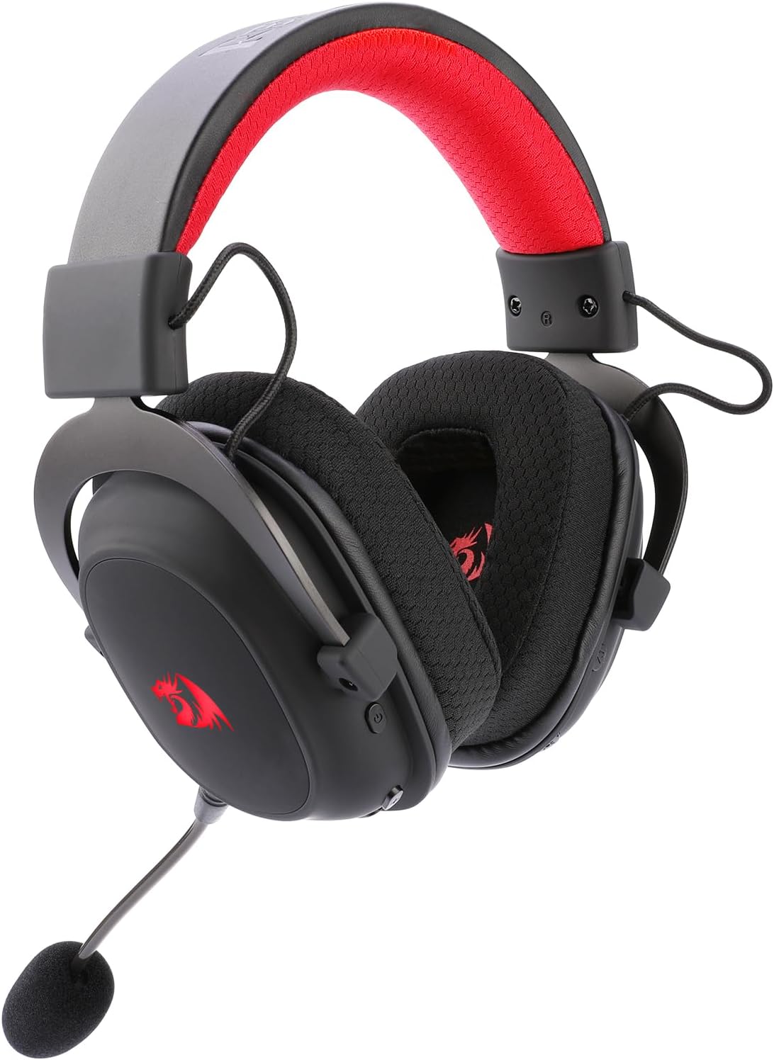 Headset Gamer Redragon Zeus Pro Preto Sem Fio 7.1 H510-PRO - Imagem 6