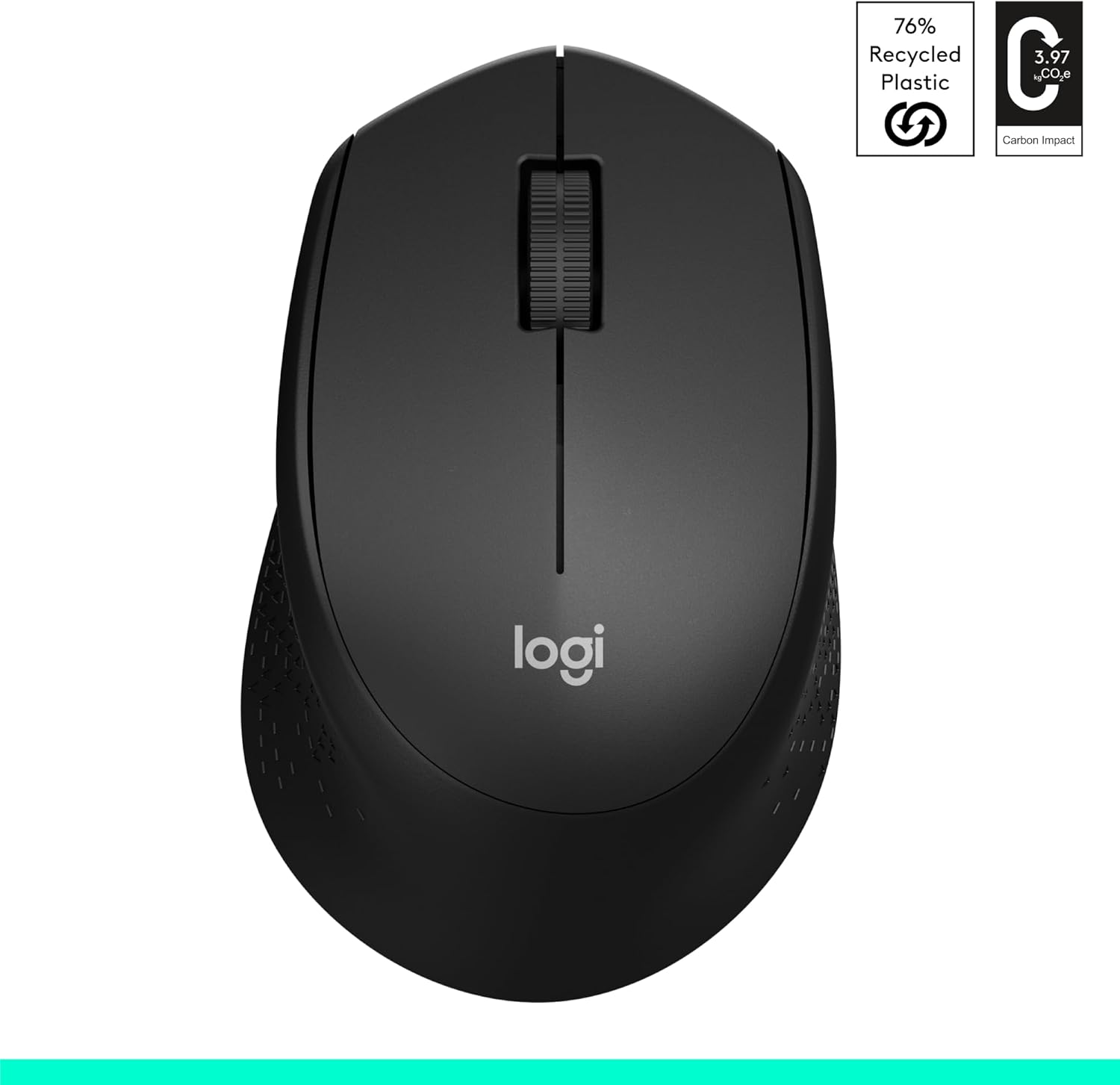 Mouse Sem Fio Logitech M330 SILENT com Clique Silencioso, Design Destro, Bateria de 18 Meses, Receptor USB, Compatível com Windows, macOS, ChromeOS e Pilha Inclusa - Preto - Imagem 3