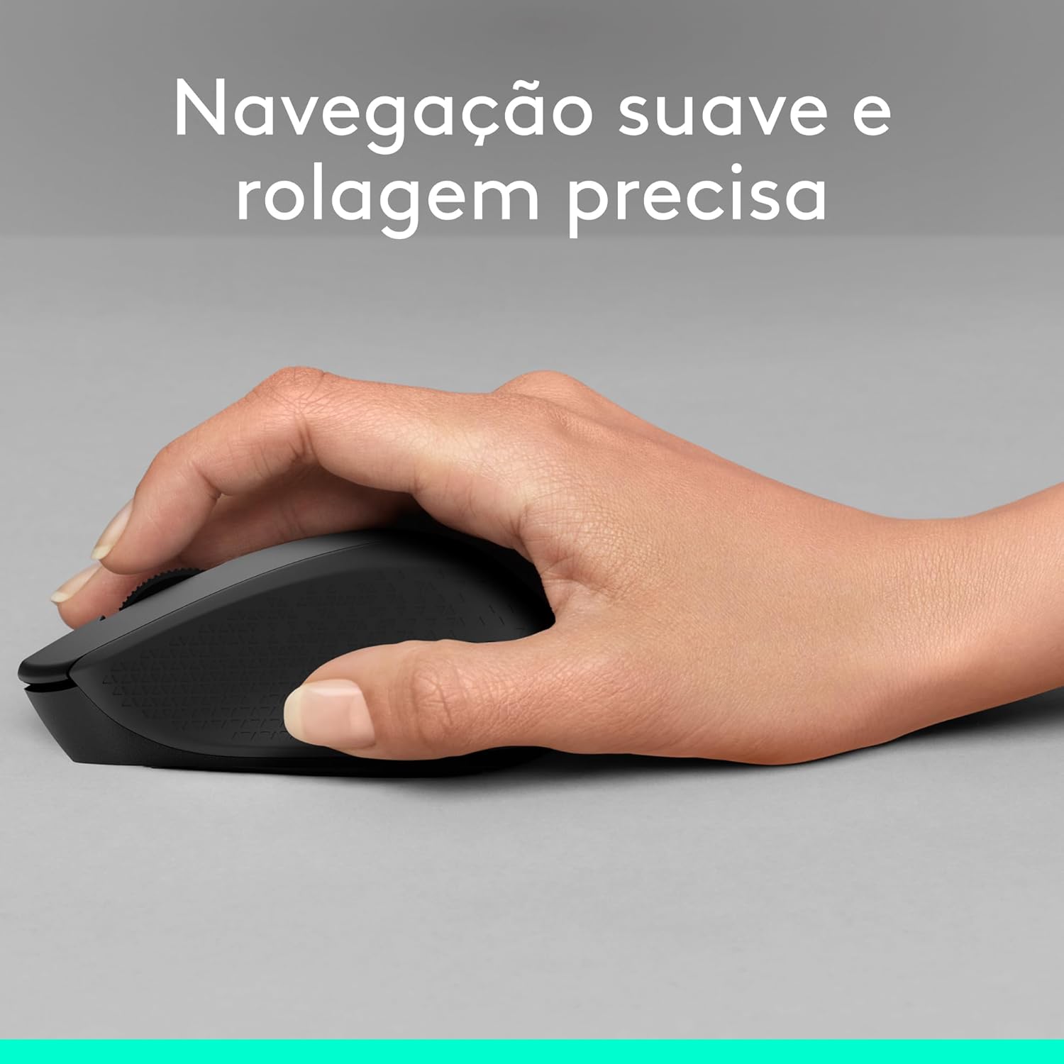 Mouse Sem Fio Logitech M330 SILENT com Clique Silencioso, Design Destro, Bateria de 18 Meses, Receptor USB, Compatível com Windows, macOS, ChromeOS e Pilha Inclusa - Preto - Imagem 6
