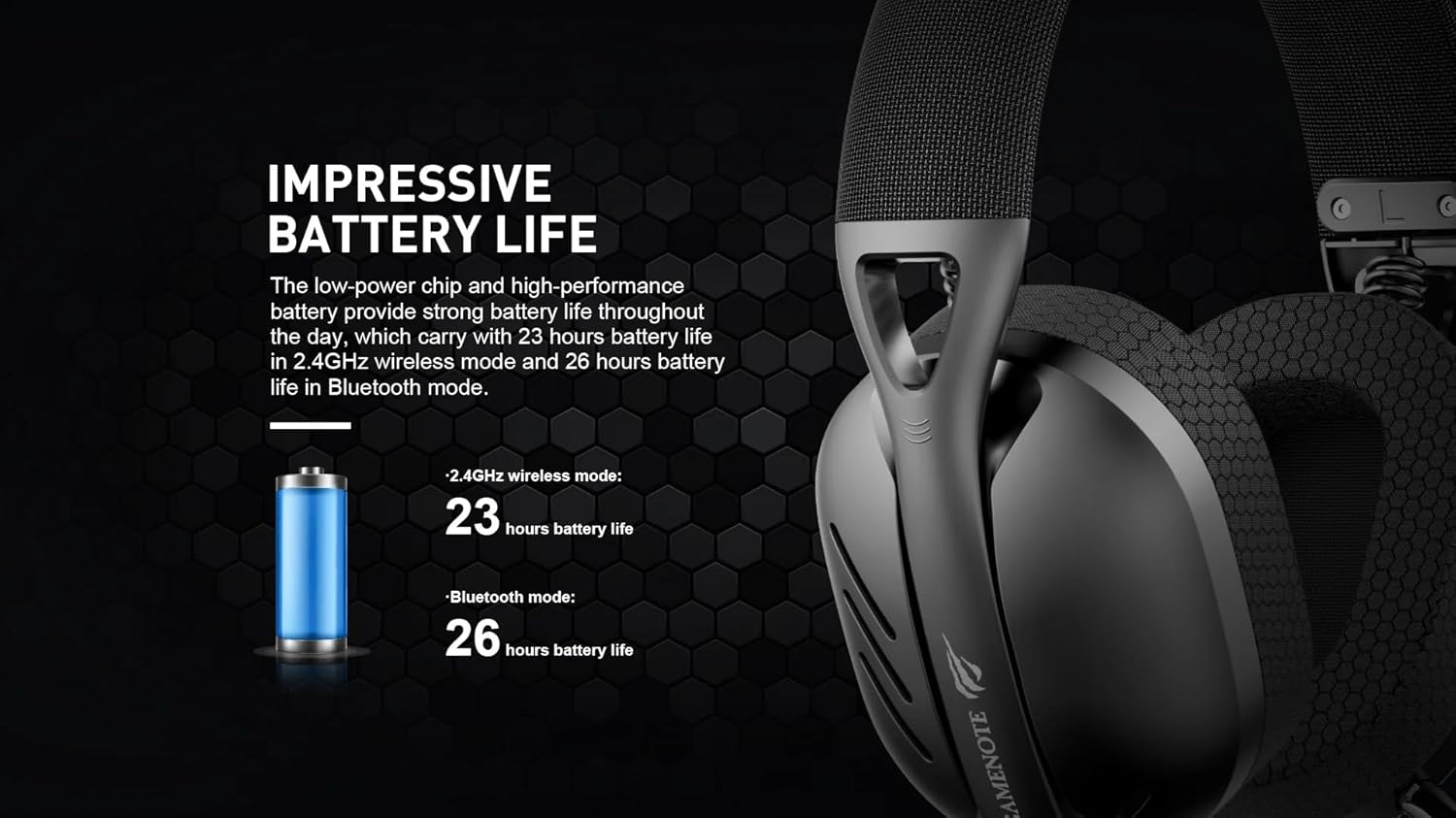 Havit Fone de Ouvido Headset Gamer Fuxi-H3 Black Com Fio e Sem Fio, Wireless 2,4GHz, Bluetooth, Cabo USB-C - Imagem 8