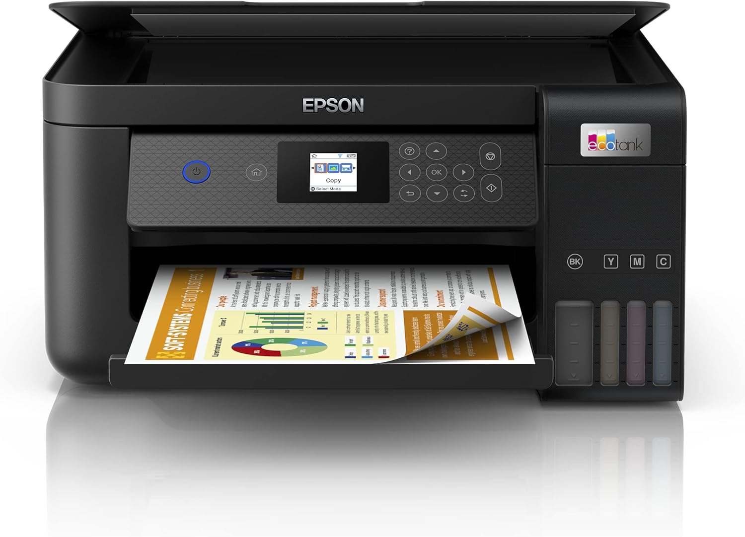 Epson, Multifuncional, Ecotank L4260 - Tanque de Tinta Colorida, Wi-Fi Direct, Frente e Verso Automático, Bivolt - Imagem 2