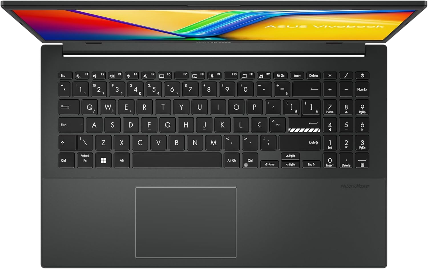 Notebook ASUS VivoBook Go 15, AMD RYZEN 5 7520U, 8GB, 256GB SSD, KeepOS, Tela 15,6" FHD, Mixed Black - E1504FA-NJ731 - Imagem 10
