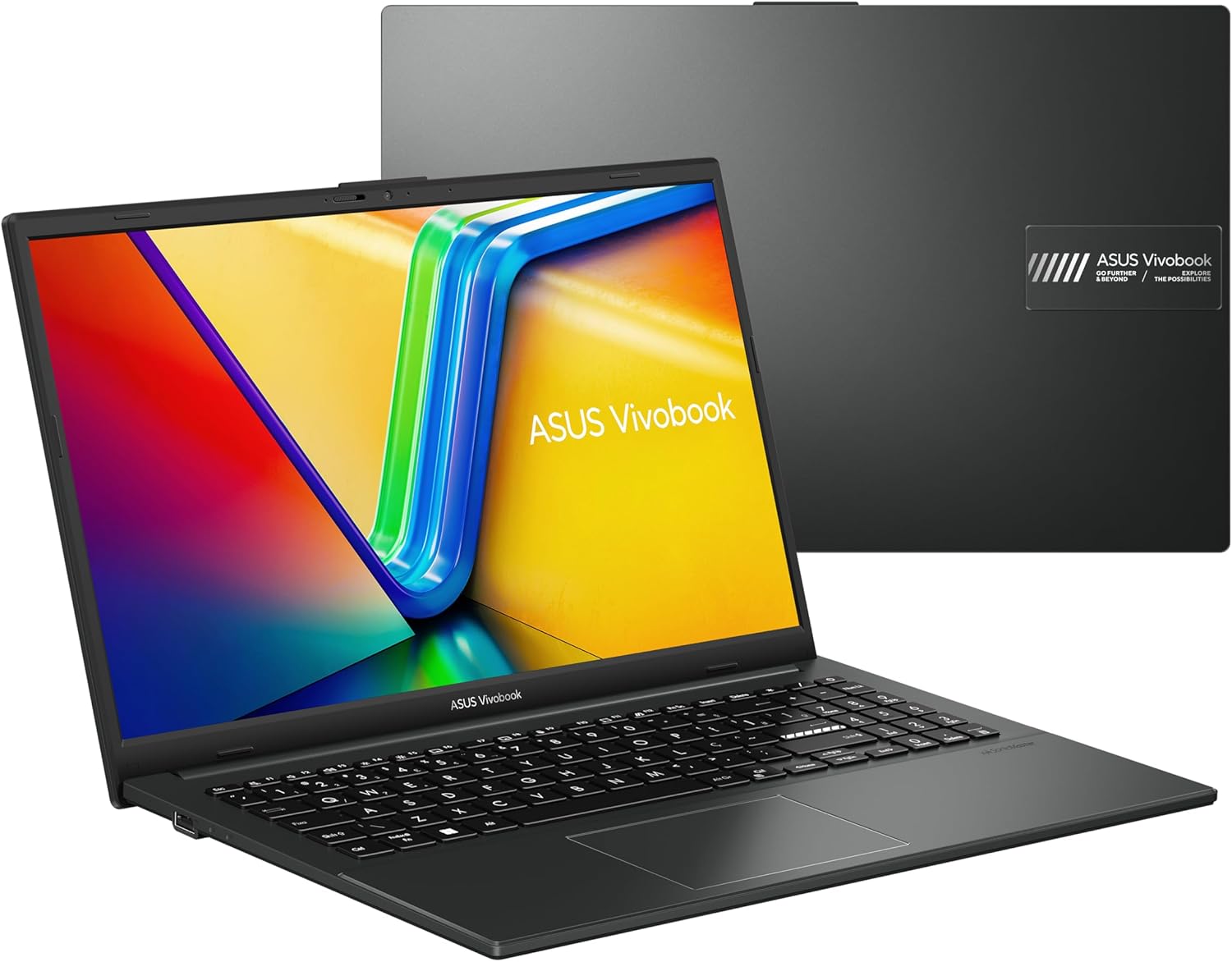 Notebook ASUS VivoBook Go 15, AMD RYZEN 5 7520U, 8GB, 256GB SSD, KeepOS, Tela 15,6" FHD, Mixed Black - E1504FA-NJ731 - Imagem 7