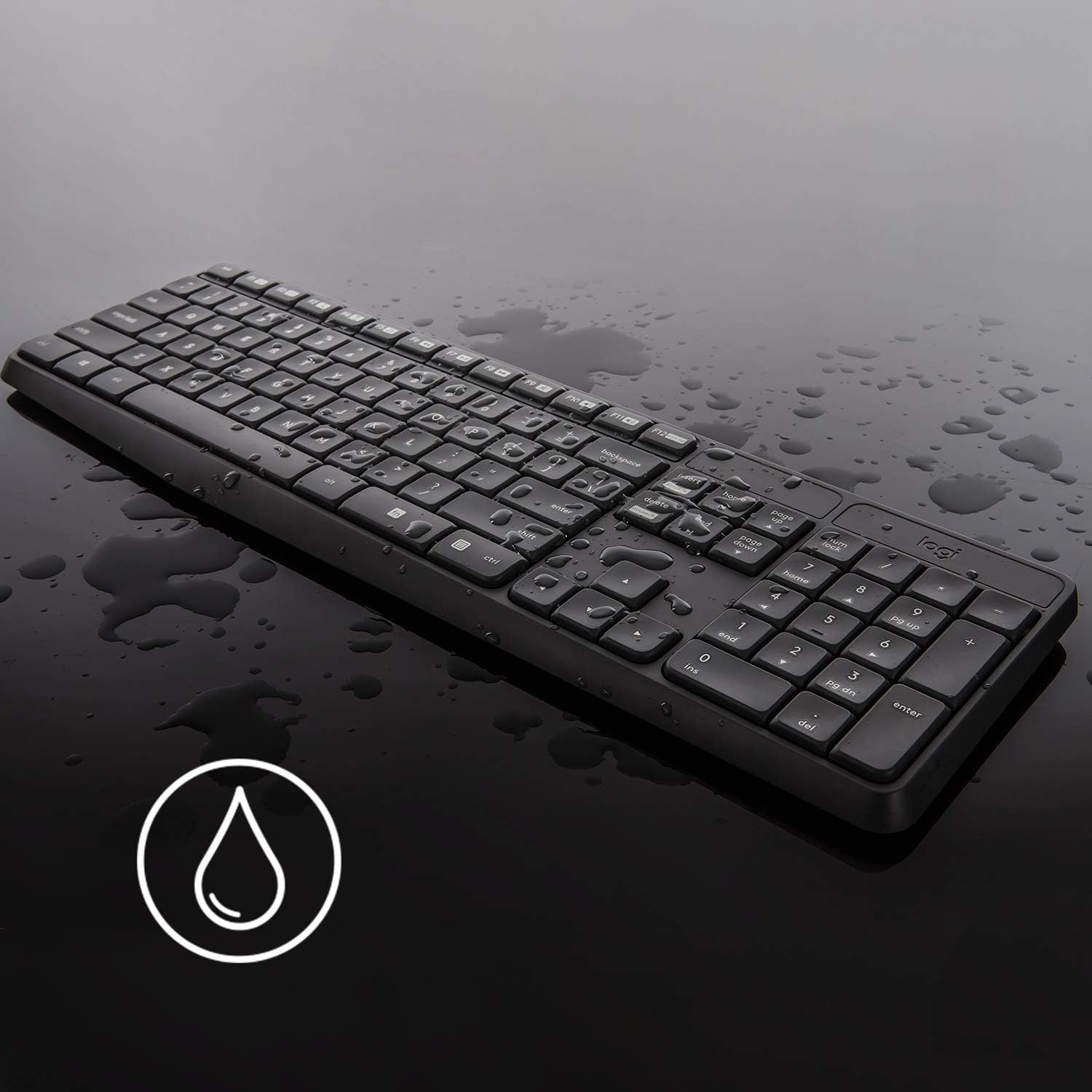 Combo Teclado e Mouse sem fio Logitech MK235 com Conexão USB, Pilhas Inclusas e Layout ABNT2 - Imagem 5