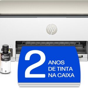 Impressora Multifuncional HP Smart Tank 583 Tanque de Tinta Colorida Wi-Fi com autorreparo, USB - Impressora, Copiadora e Scanner Cor: ‎Branco (4A8D8A)