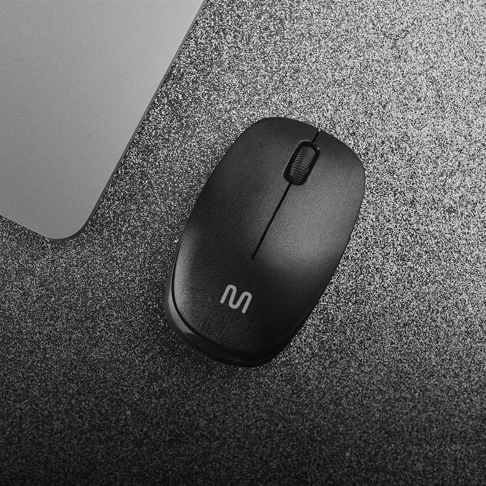 Mouse sem Fio Multi USB com 3 Botões e Design Ergonômico – Preto MO251 - Imagem 9