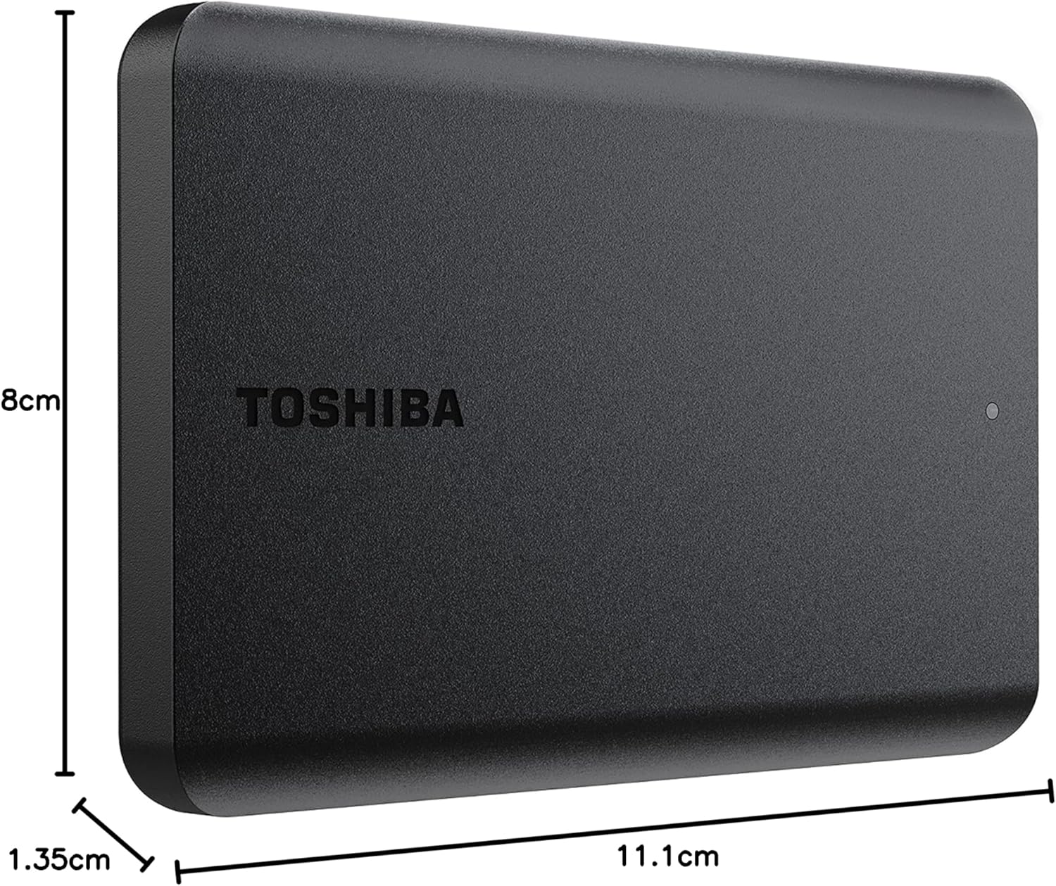 HD Externo Toshiba 1TB Canvio Basics Preto HDTB510XK3AA - Imagem 9