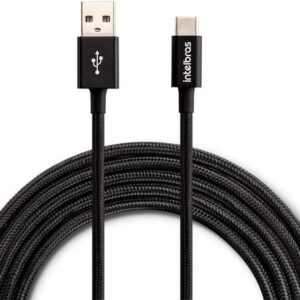 INTELBRAS Cabo USB-C 1,5m Nylon EUAC 15NP Preto