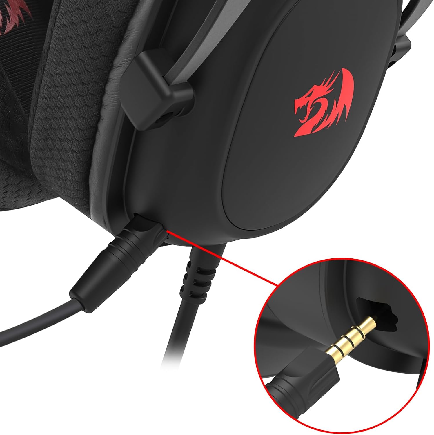 Headset Gamer Redragon Zeus Lite Preto P3 H510-LT - Imagem 4