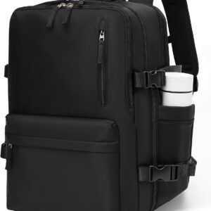 Mochila de Viagem Expansivel Grande Masculina Feminina,Mochila Avião Notebook Bolsa de Sapato,Executiva,Antifurto,Reforçada,USB,Impermeável,Escolar,Faculdade,Trabalho,Presente