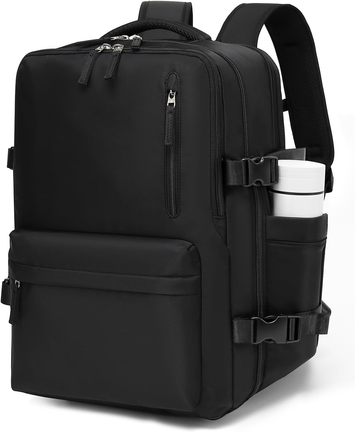 Mochila de Viagem Expansivel Grande Masculina Feminina,Mochila Avião Notebook Bolsa de Sapato,Executiva,Antifurto,Reforçada,USB,Impermeável,Escolar,Faculdade,Trabalho,Presente