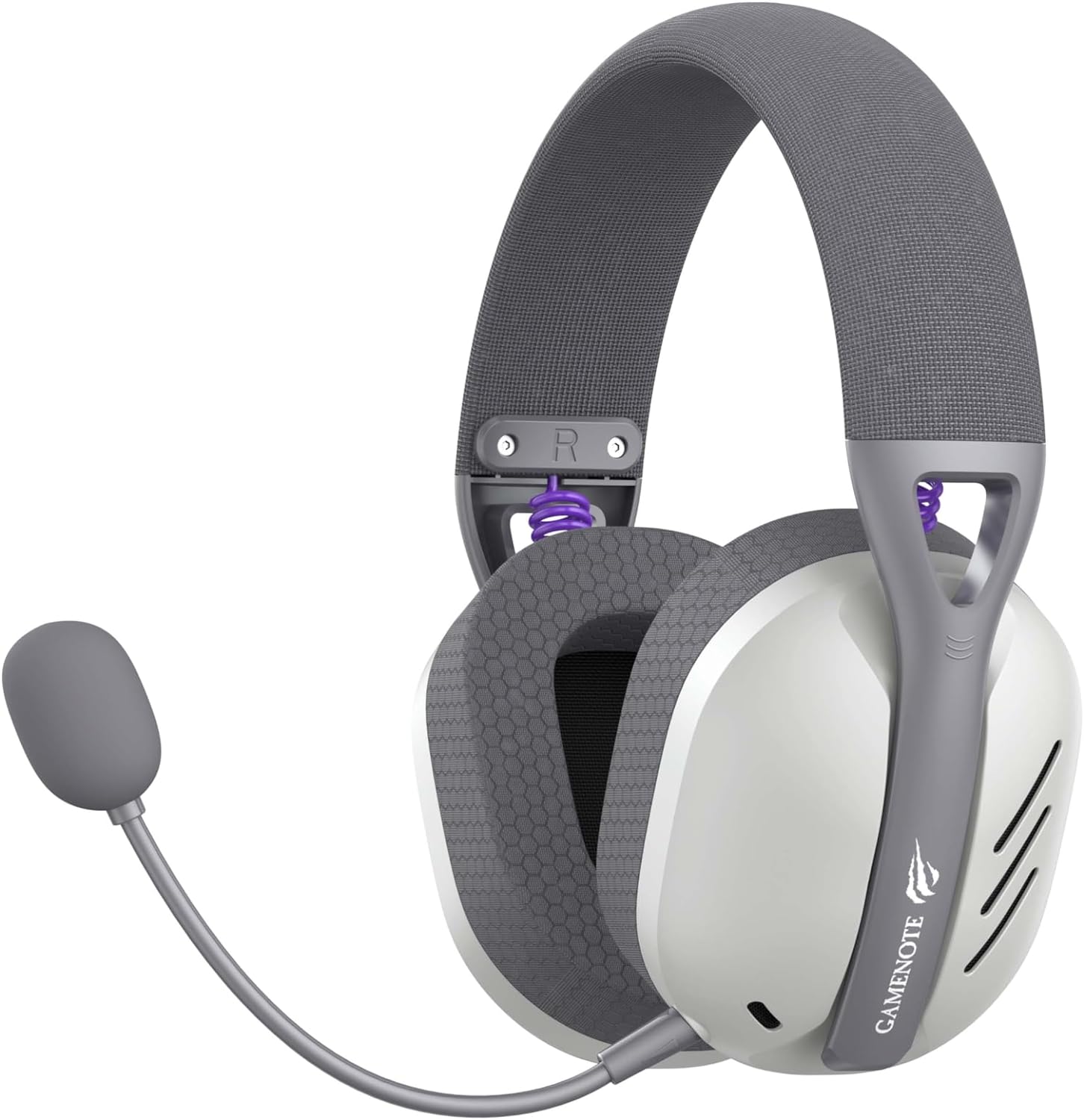 Havit Fone de Ouvido Headset Gamer Fuxi-H3 Gray, Com Fio e Sem Fio, Wireless 2,4GHz, Bluetooth, Cabo USB-C, Cabo 3,5mm. Surround, Baixa Latência, Quad-Mode - Imagem 4