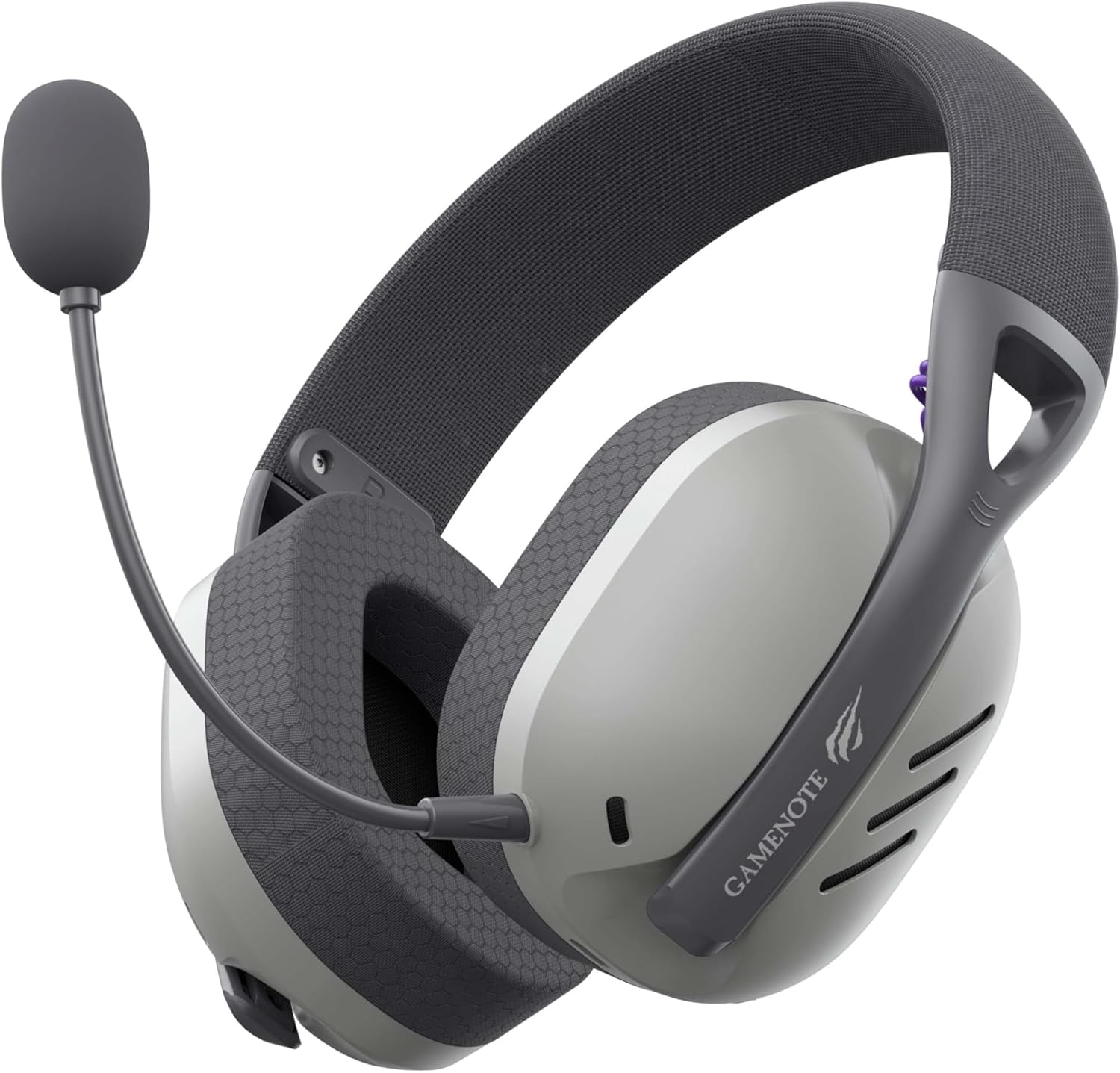 Havit Fone de Ouvido Headset Gamer Fuxi-H3 Gray, Com Fio e Sem Fio, Wireless 2,4GHz, Bluetooth, Cabo USB-C, Cabo 3,5mm. Surround, Baixa Latência, Quad-Mode - Imagem 5